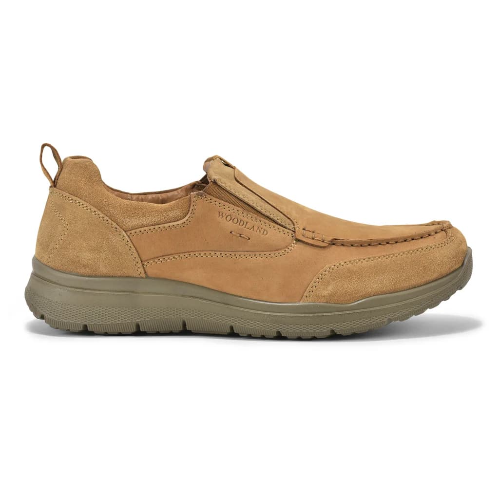Camel casual slip-on shoes for men
