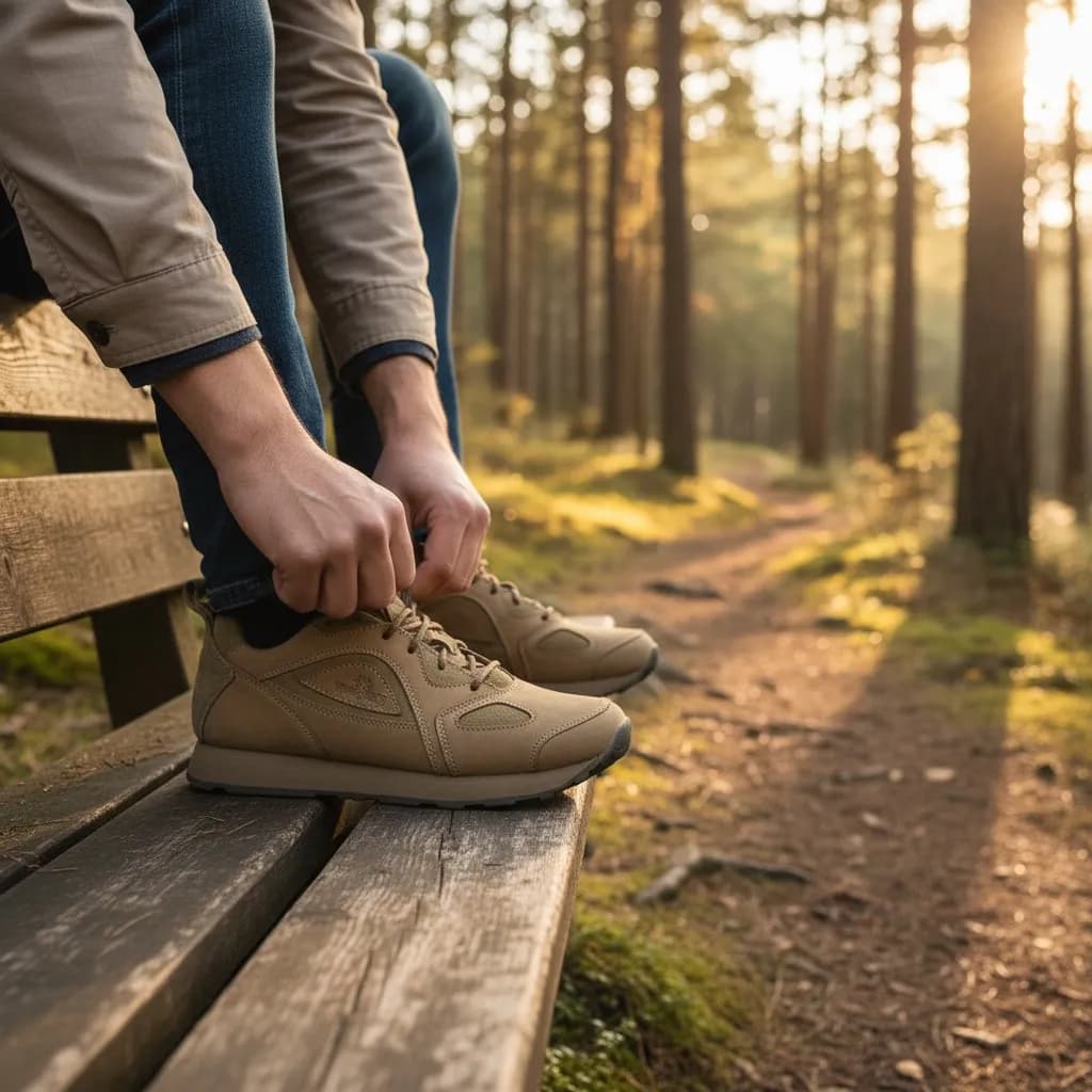 Classic Woodland khaki  casual shoes