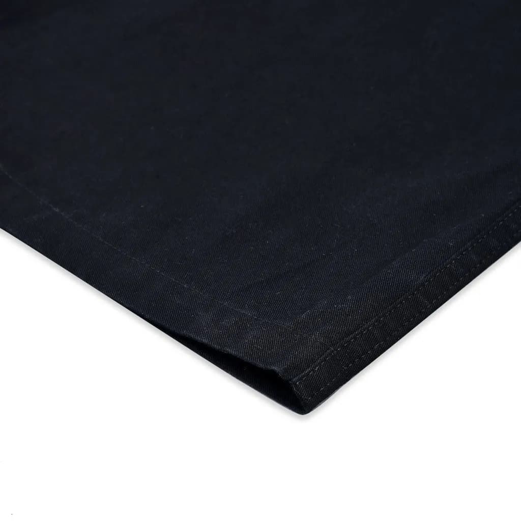 Black Straight-fit Cargo pants for women 6