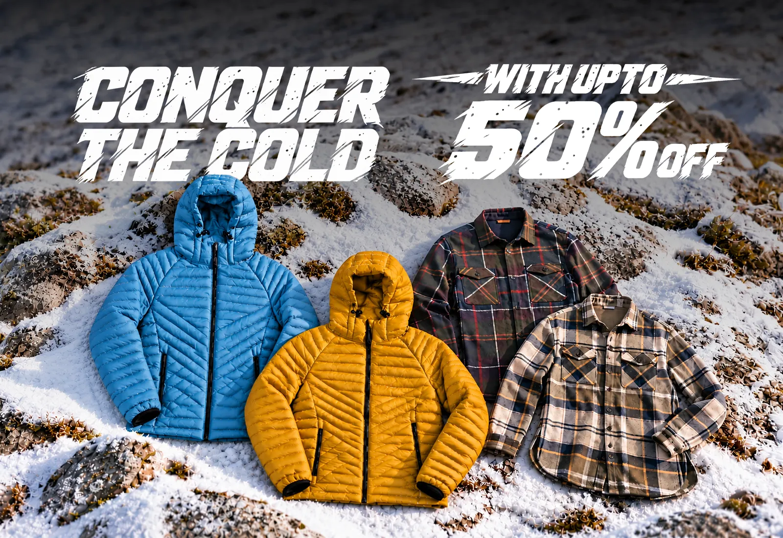 Conquer the Cold — up to 50% off Woodland jackets